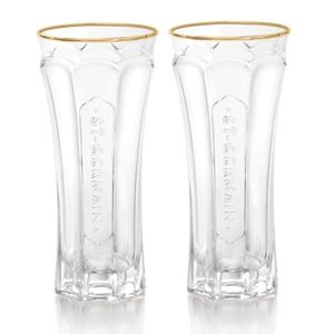 2 NEW LOT St. Germain Gin Drink Cocktail Glasses Cups Mug Party Favors Gift